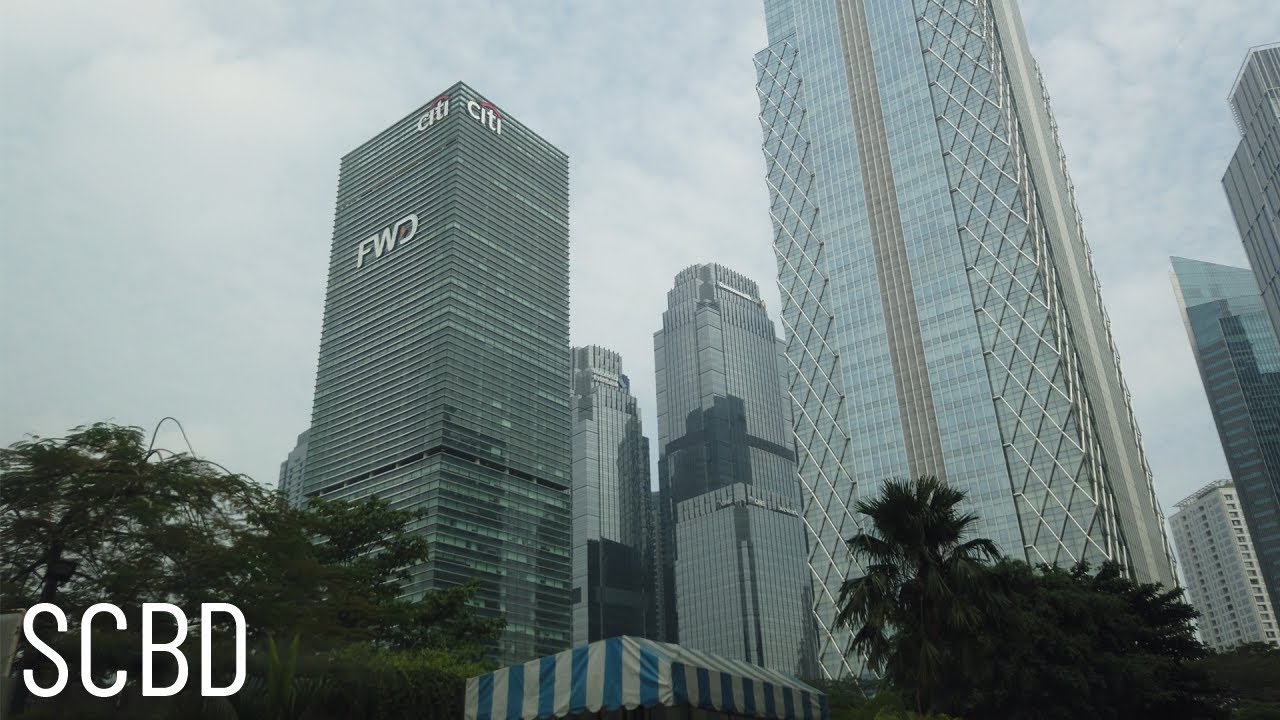 Driving Around SCBD Sudirman | Jakarta City 4K