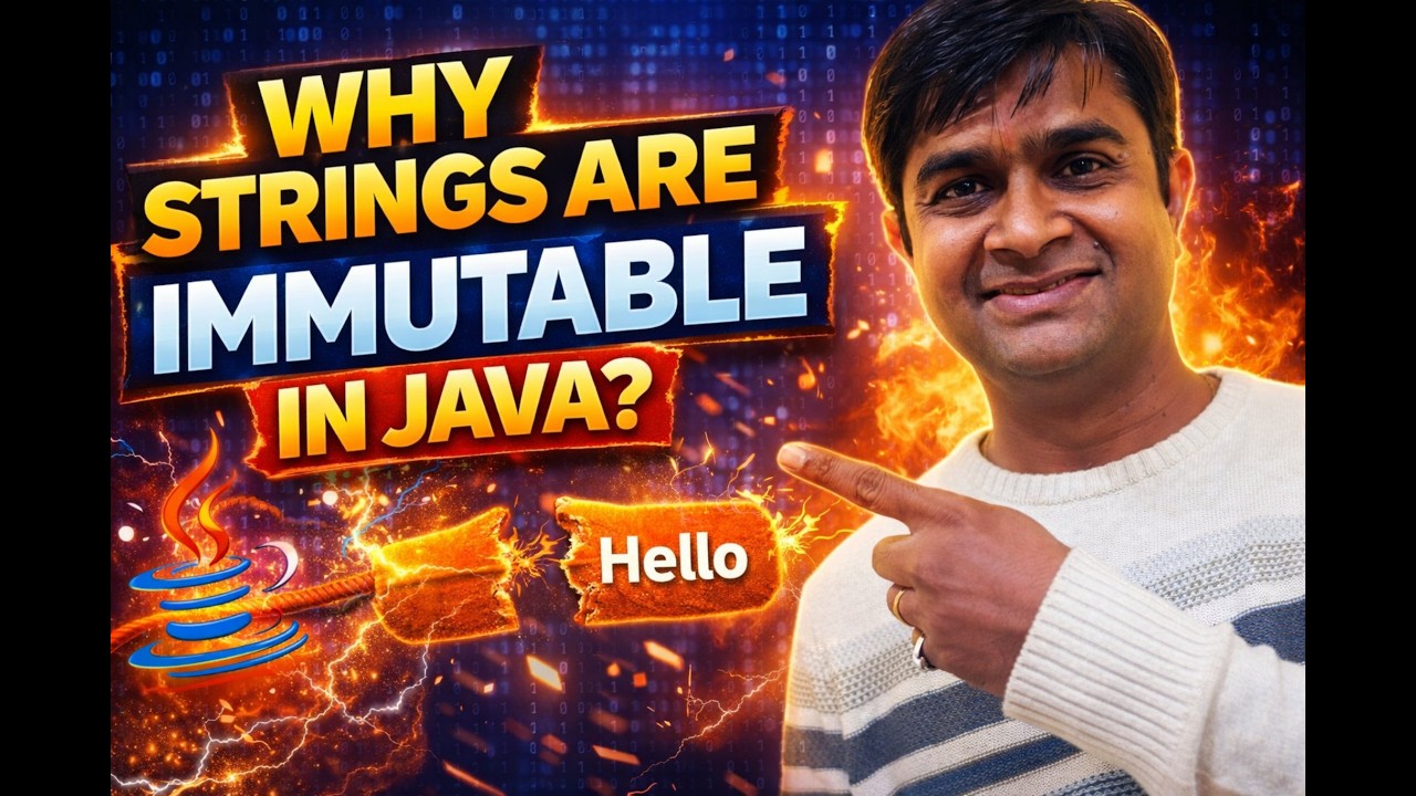 Why Strings Are Immutable in Java? (Explained Clearly in 5 Minutes)
