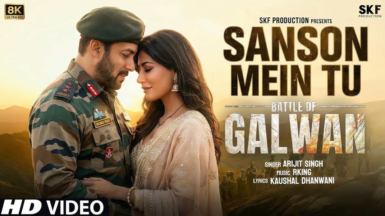 NEW SONG | GALWAN MOVIE SONG | SANSON MEIN TU | Salman Khan | Arijit Singh | OFFICIAL 4K VIDEO SONG 