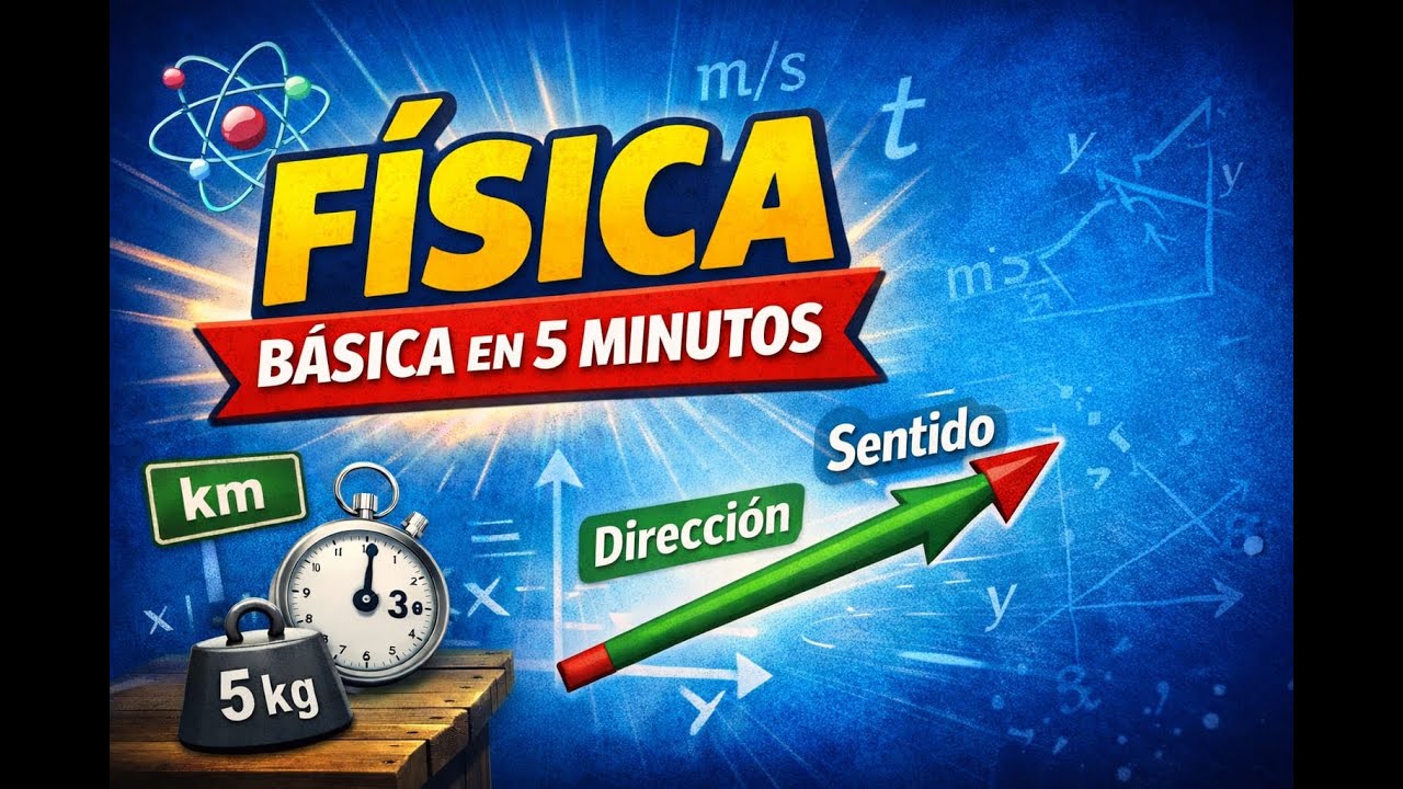 Física básica en 5 minutos (Magnitudes, unidades y vectores)