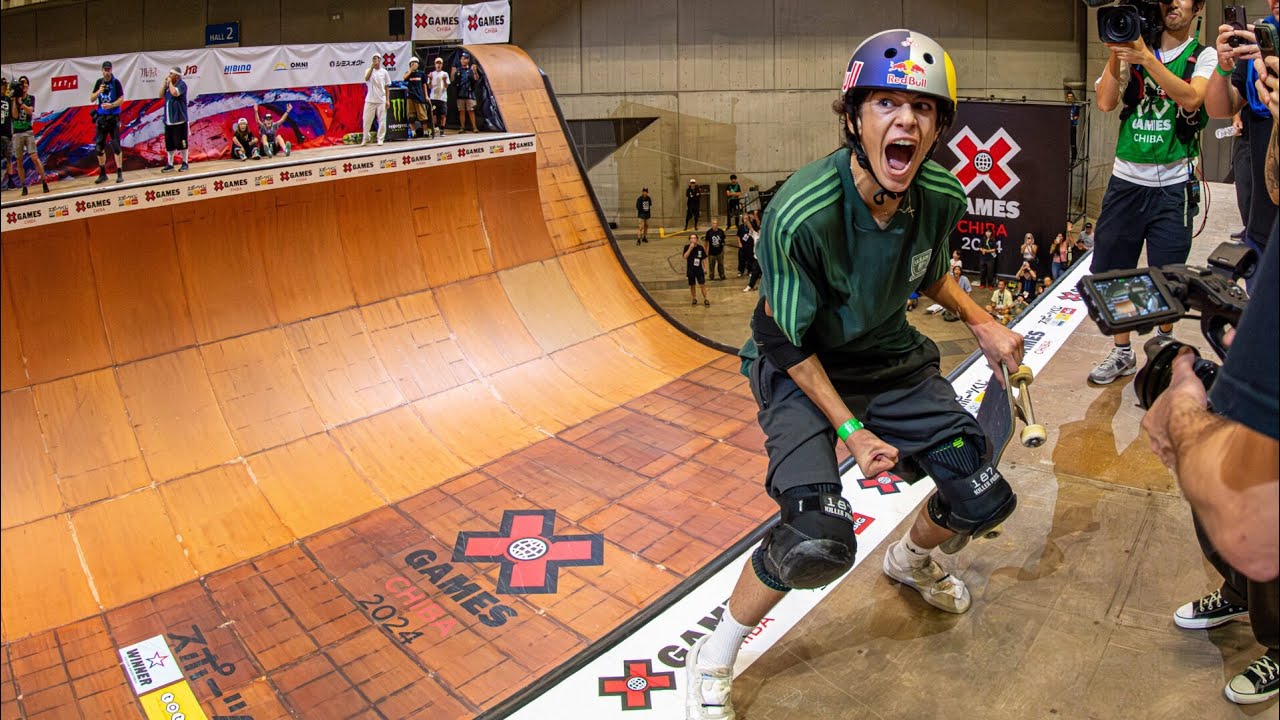 Gui Khury - Kickflip Body Varial 900 (Three Straight Gold Medals at X-Games Vert Best Trick)