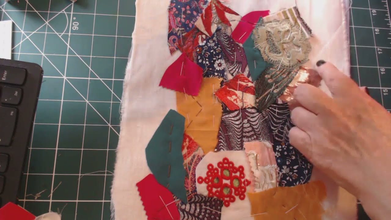 A Slow Stitch Cat A little bit of happy nonsense Lol