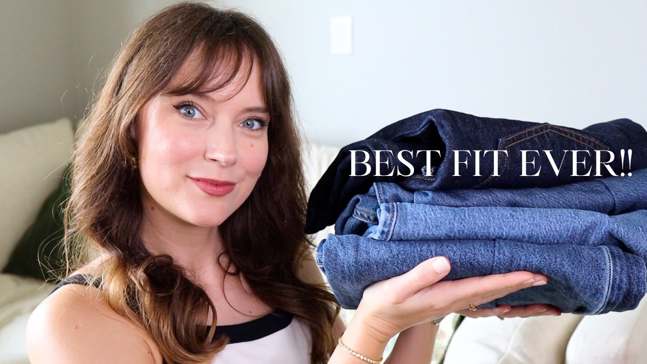 The 4 BEST Levi&rsquo;s Jeans for small waist | Try on haul & review