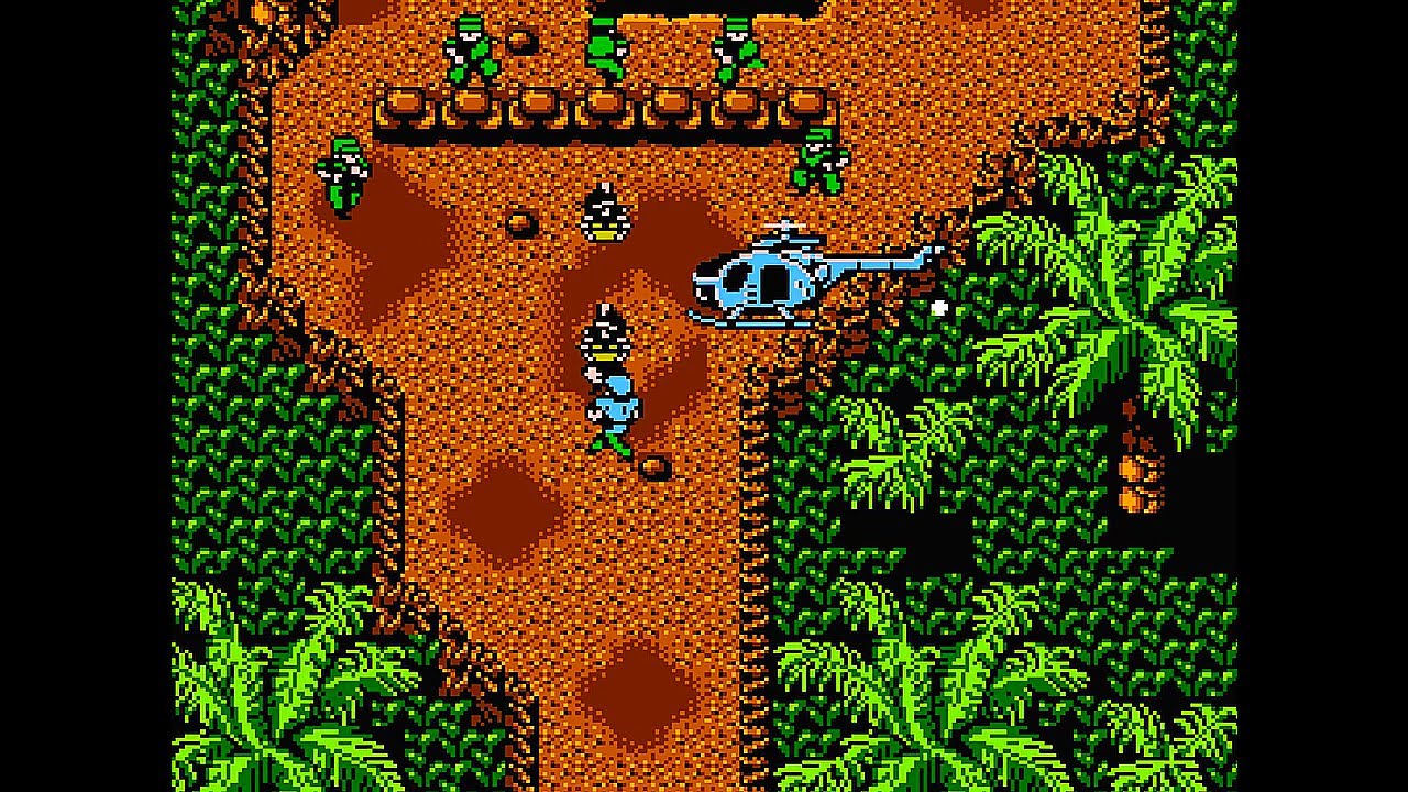 Guerrilla War (1989) [NES] | Stage 1: Jungle