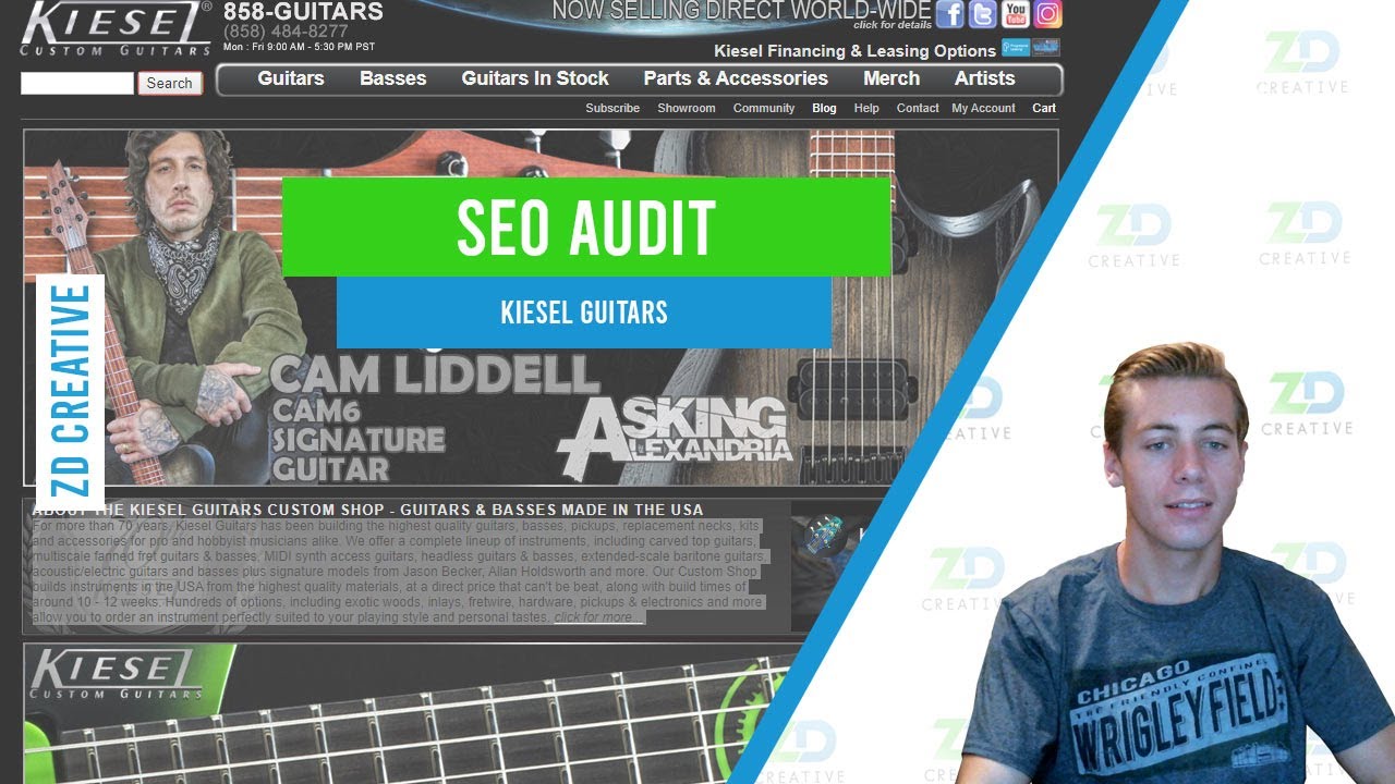 Kiesel Guitars SEO Audit