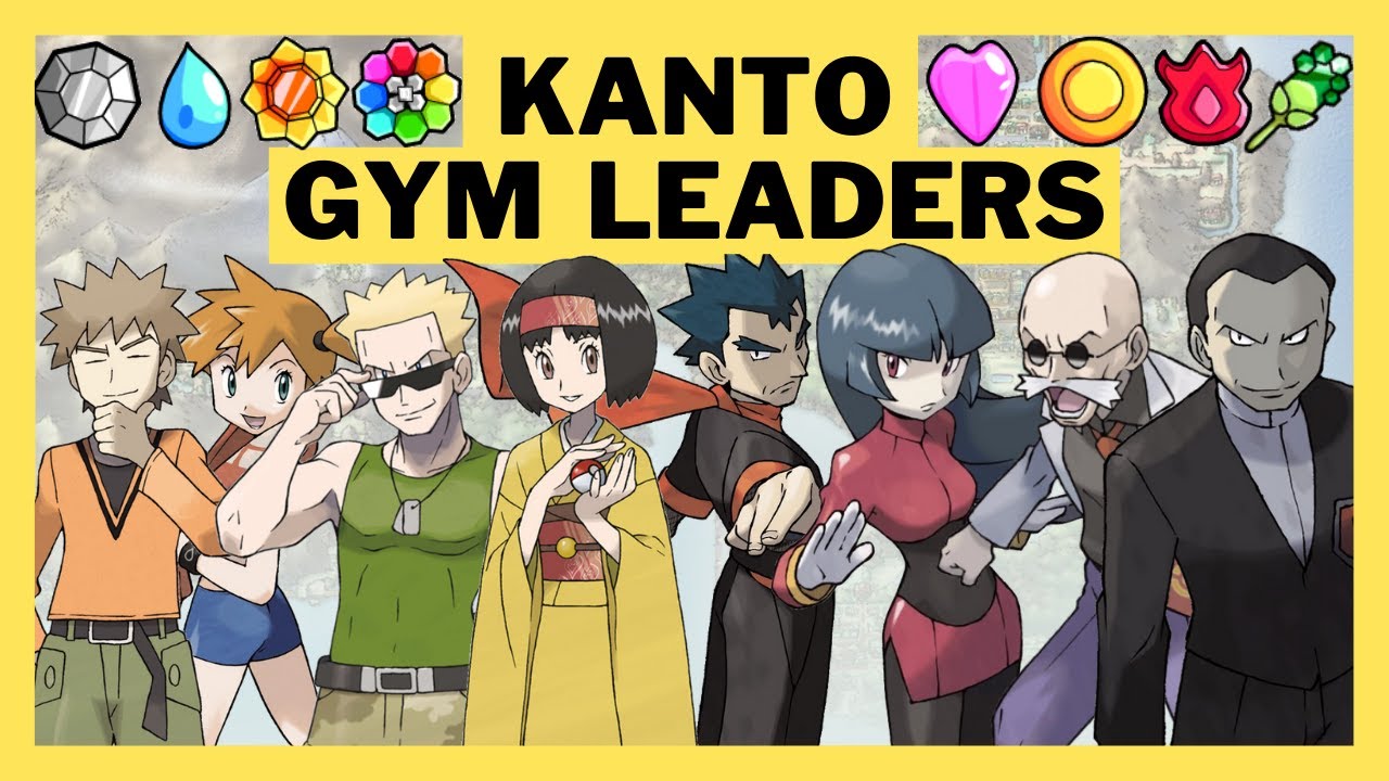 Kanto Gym Leaders Team