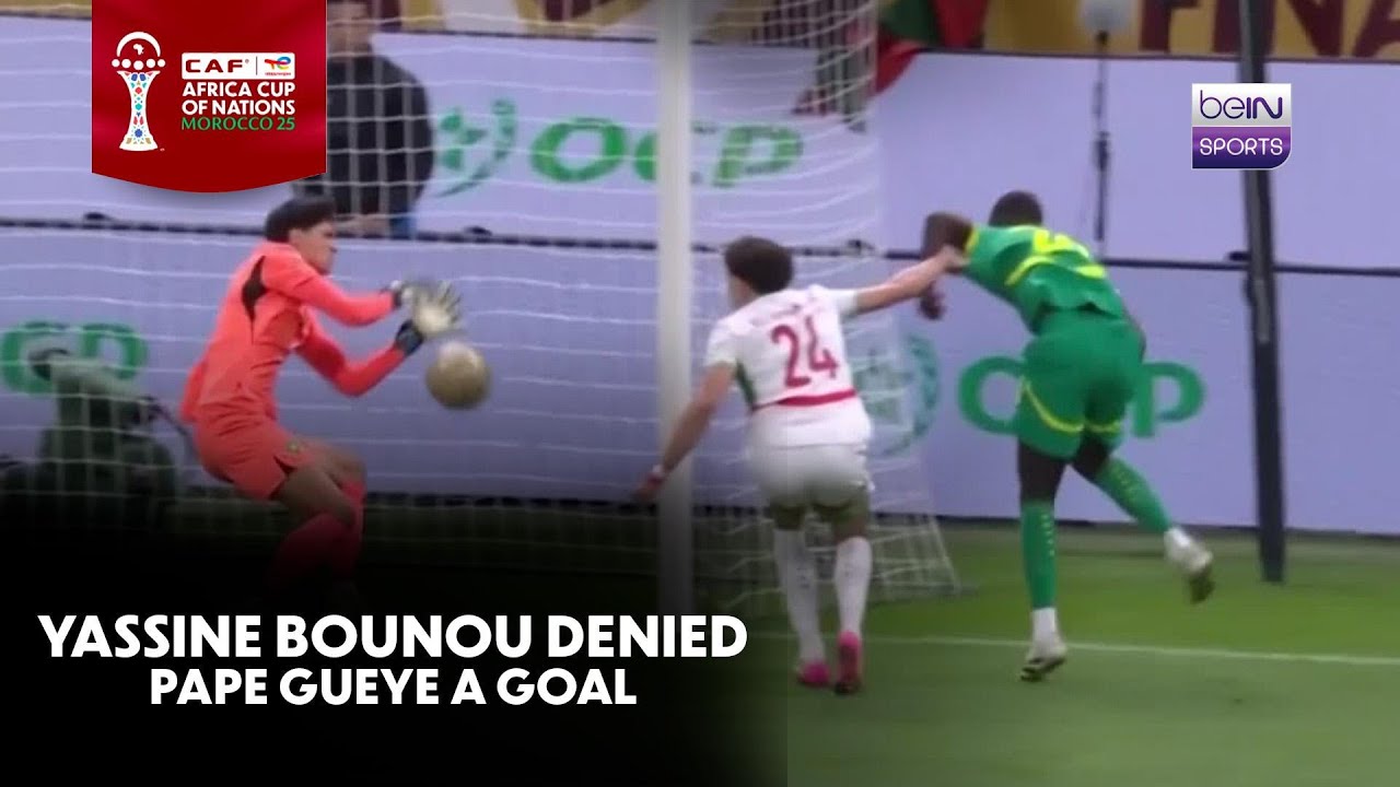 Senegal vs Morocco | Yassine Bounou denies Pape Gueye a goal in the Final | AFCON 2025