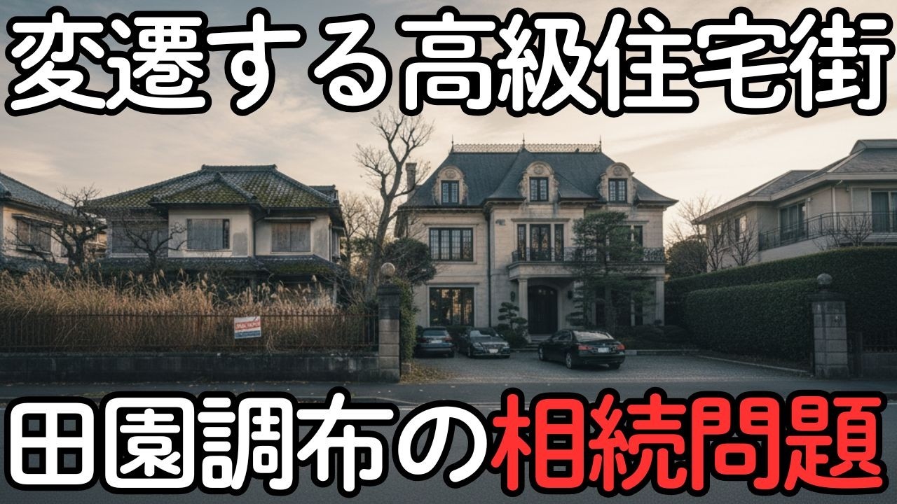 【田園調布崩壊】タダでも売れない豪邸と資産価値ゼロの恐怖。日本一の高級住宅街の末路