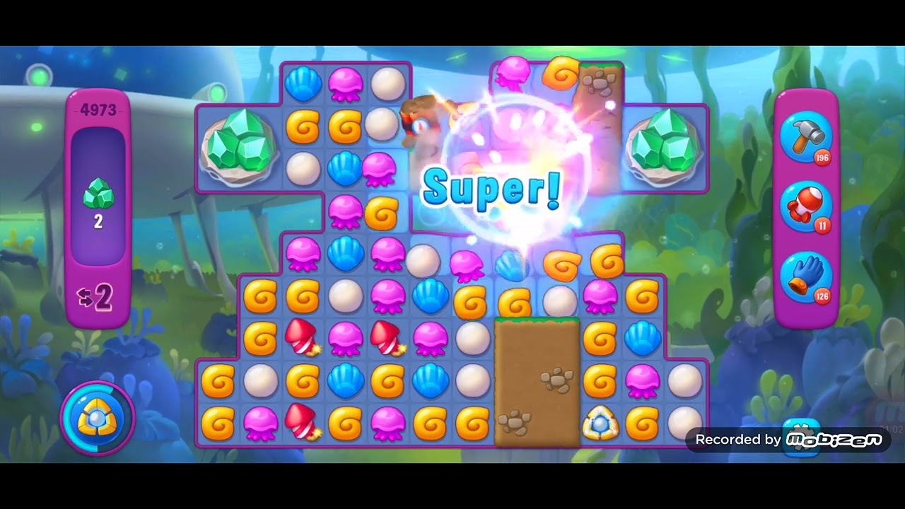 Fishdom Super Hard level 4973. NOboosters