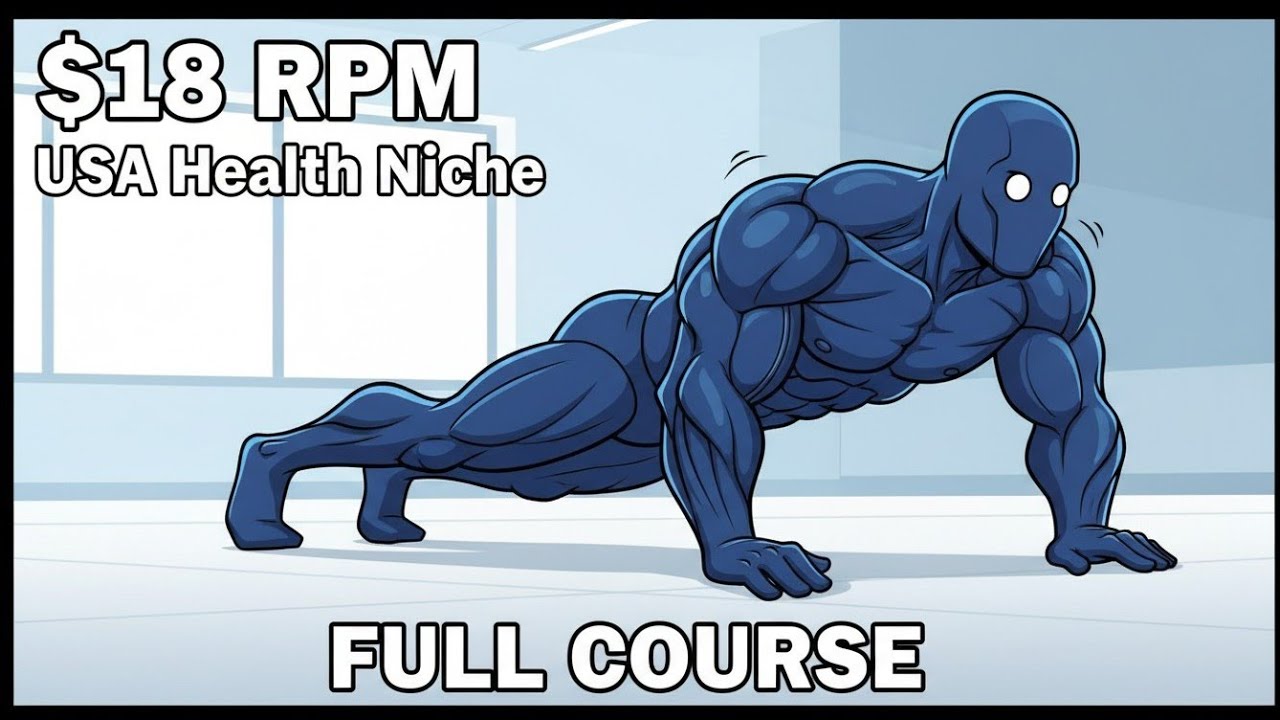 The SECRET to Creating a VIRAL Faceless Fitness Channel With AI (USA Health Niche)