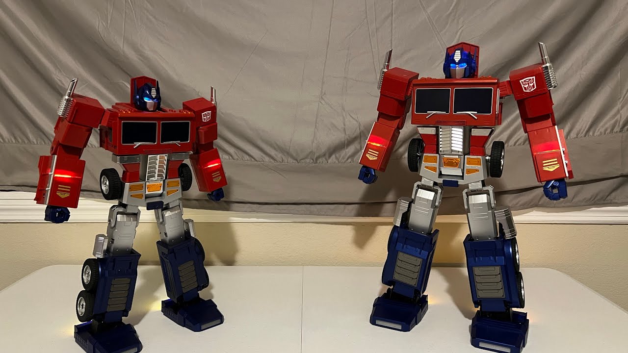 Robosen Optimus Prime Flagship vs Elite comparison
