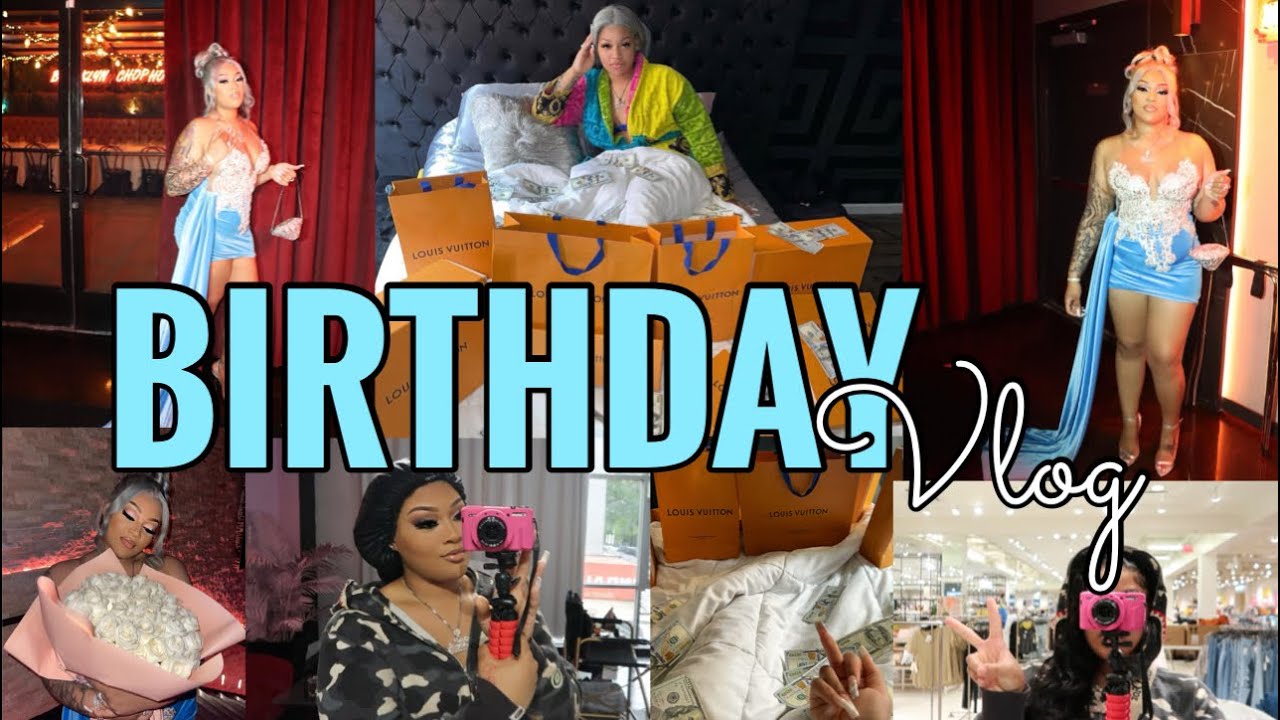 MY 19TH BIRTHDAY VLOG🔥! (NAILS,HAIR,SHOPPING & ETC)