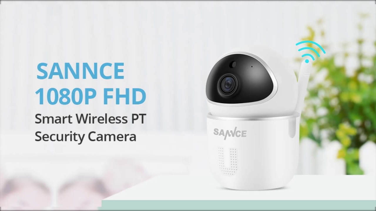 SANNCE Home Security IP Camera.Wifi /1080P/ Night Vision/ CCTV/  Baby Monitor.