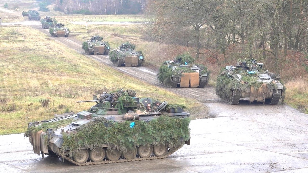 Leopard, Marder, Fuchs und Fennek- Übungsende TrÜbPl Bergen