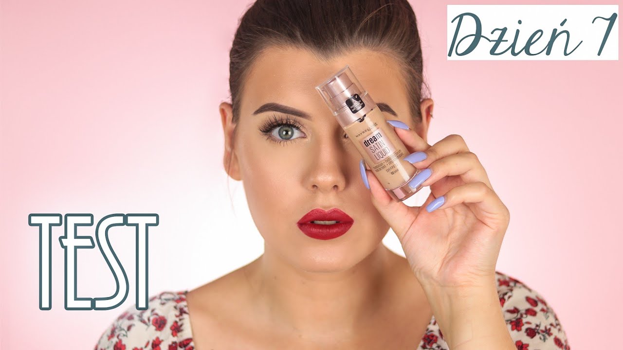 Maybelline Dream Satin Liquid Foundation | PIERWSZE WRAŻENIE | Tydzień testów podkładów | Dzień 7