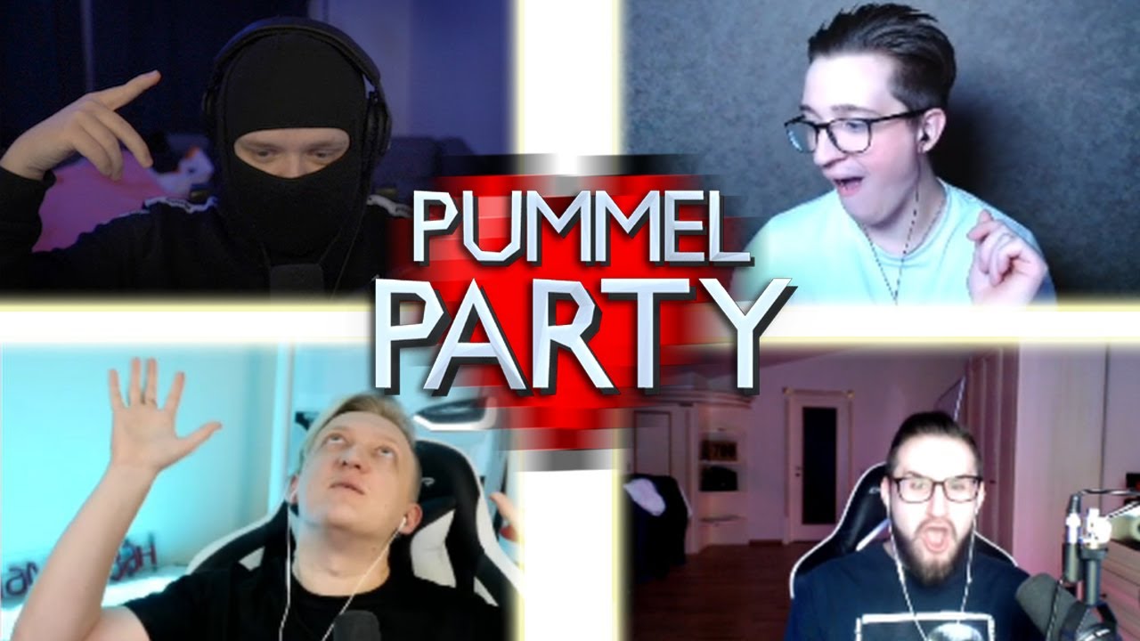 4 ВЕБКИ И 4 ТУШИ ИЗ БАНДЫ ЮТУБА ВЫЯСНЯЮТ КТО КРУЧЕ В PUMMEL PARTY!