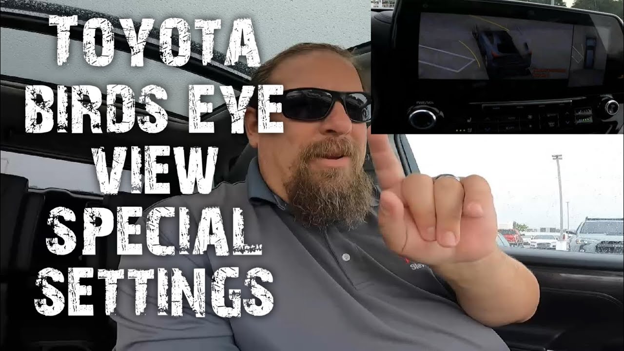 Toyota Birds Eye view special settings