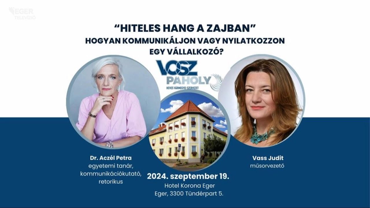 Hiteles hang a zajban