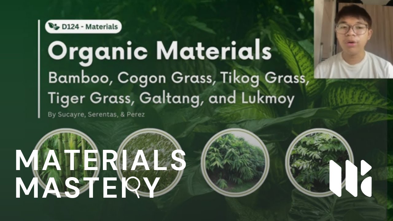 Materials Mastery | Bamboo, Tikog Grass, Cogon Grass, Tiger Grass, Galtang and Lukmoy Pt. 2