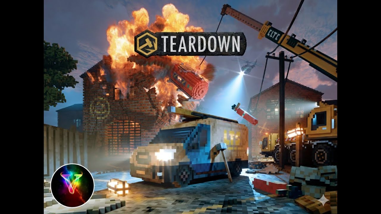 Веселимся с другом в игре Teardown