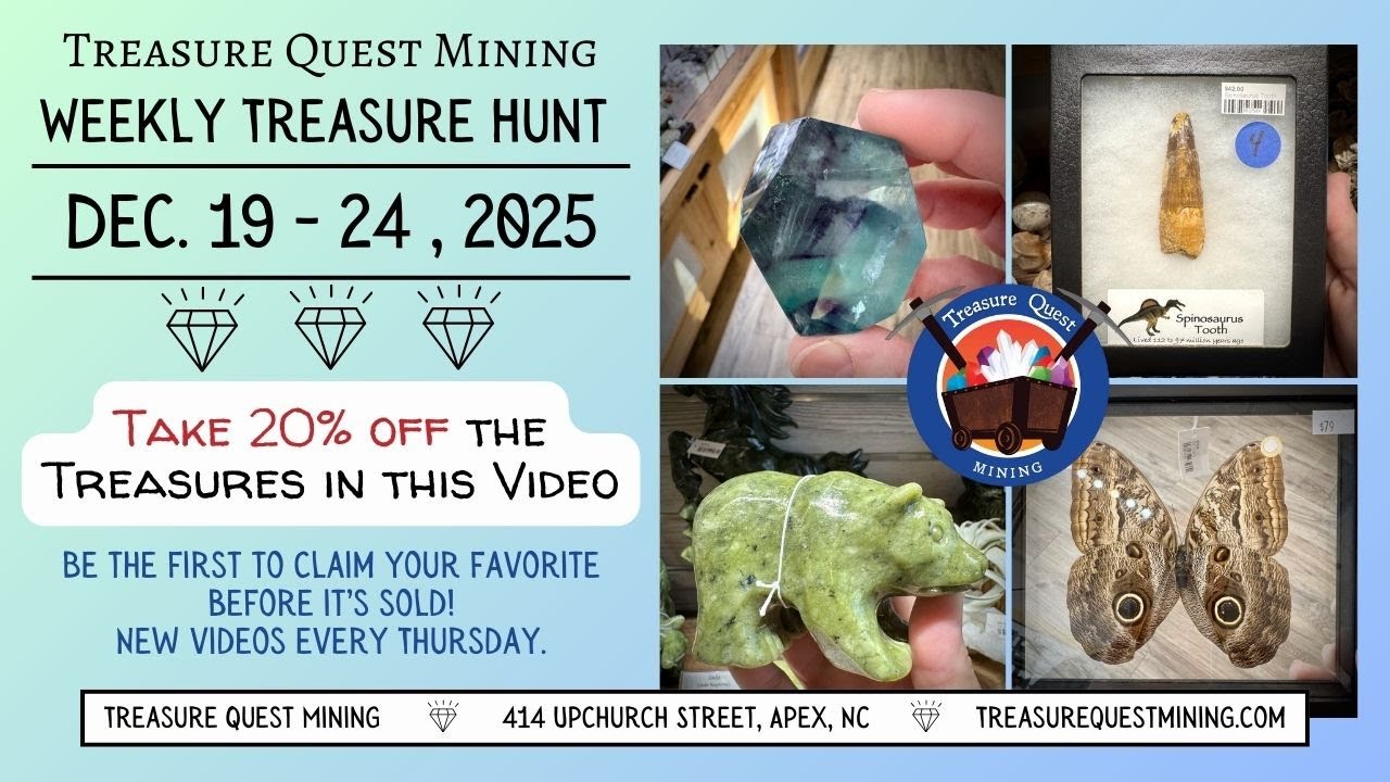 Treasure Hunt Sale: December 19 - 24, 2025