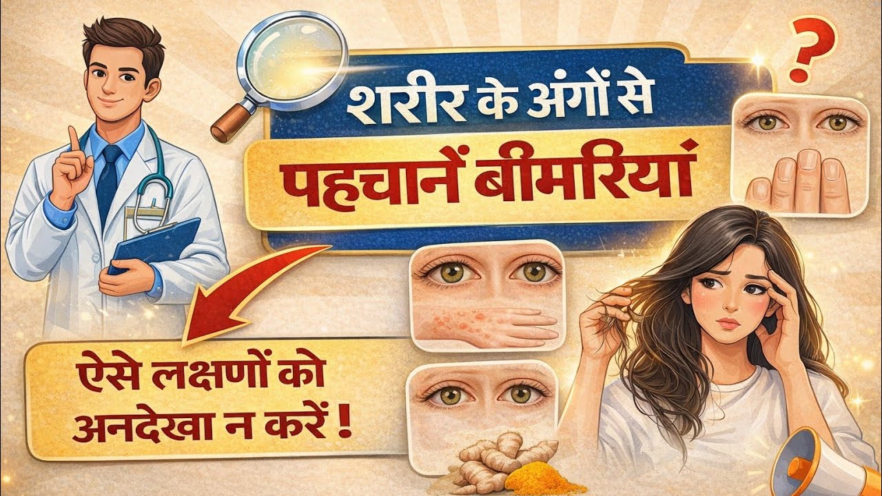Sharir Ke Angon Se Pehchane Bimariyan | Health Facts Live | Body Signals Awareness