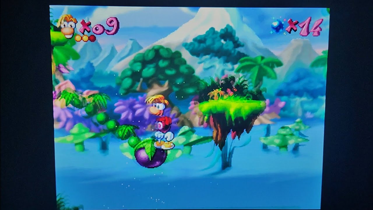 Rayman Gameplay PlayStation Classic Mini