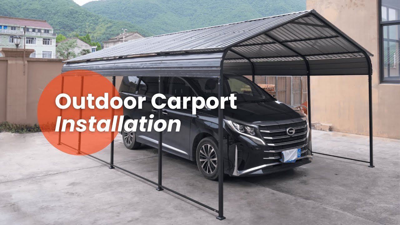 Outdoor Carport Installation