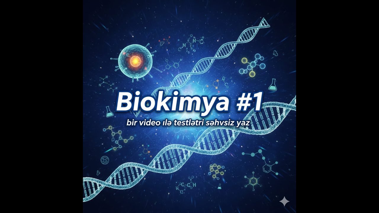 Biokimya dərs izahı - 1.  Hüceyrənin Kimyəvi Tərkibi, Lipidlər, Karbohidratlar