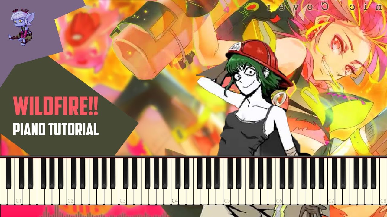 Wildfire!! | Synthesia Piano Tutorial