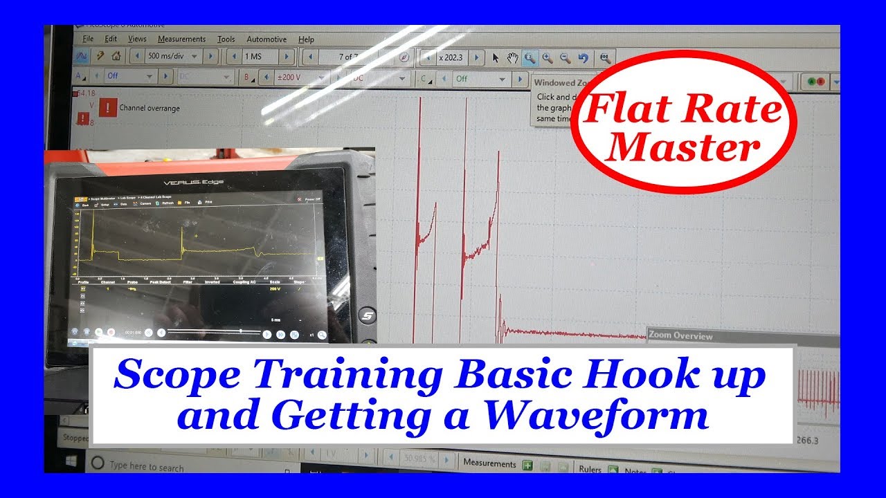Scope Training Basic Hook up and Getting a Waveform