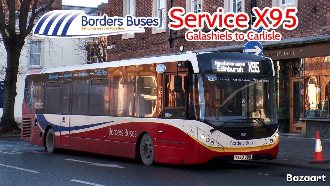 Borders Buses Service X95 Galashiels to Carlisle • E200MMC 12008 YX20ODU