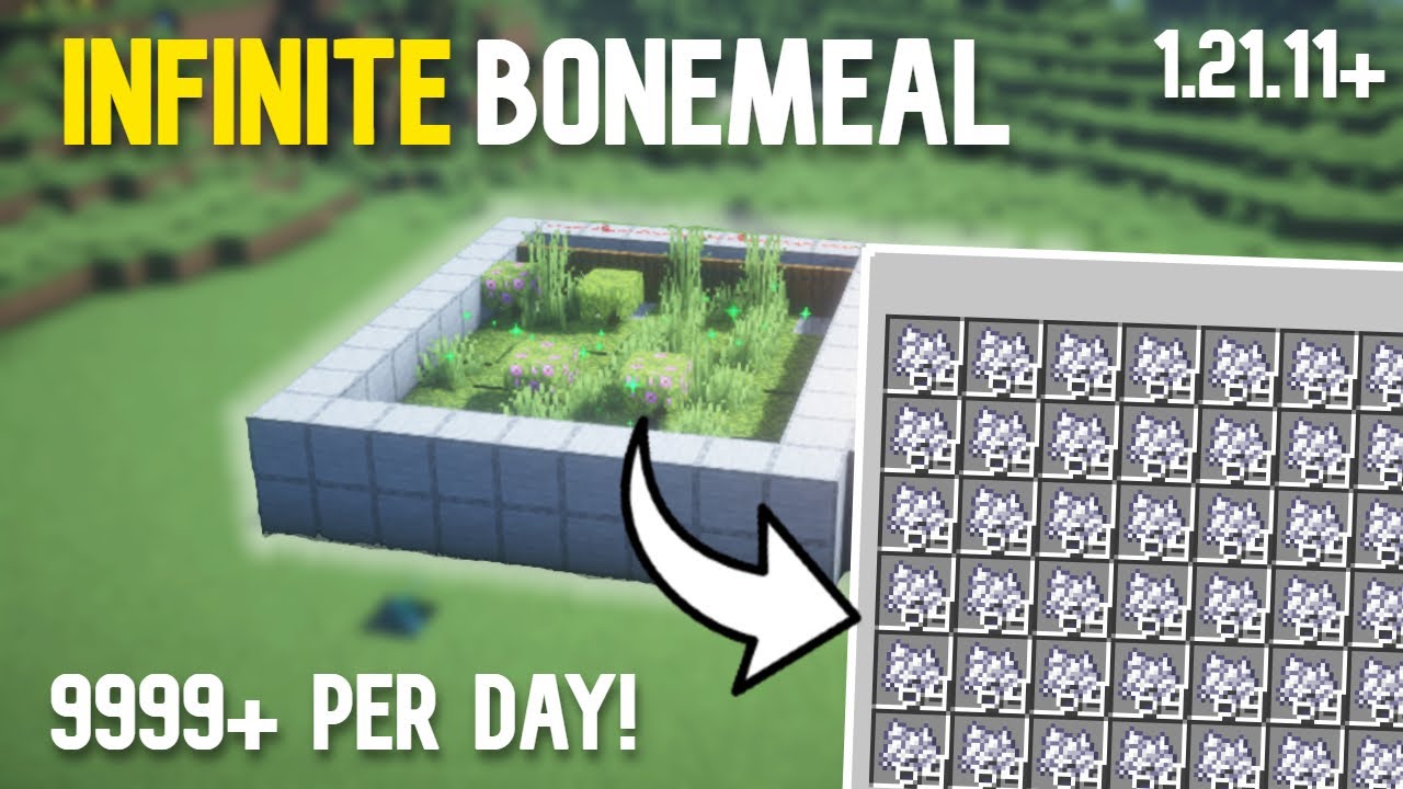 EASY Bonemeal Farm Minecraft | 1.21.11+