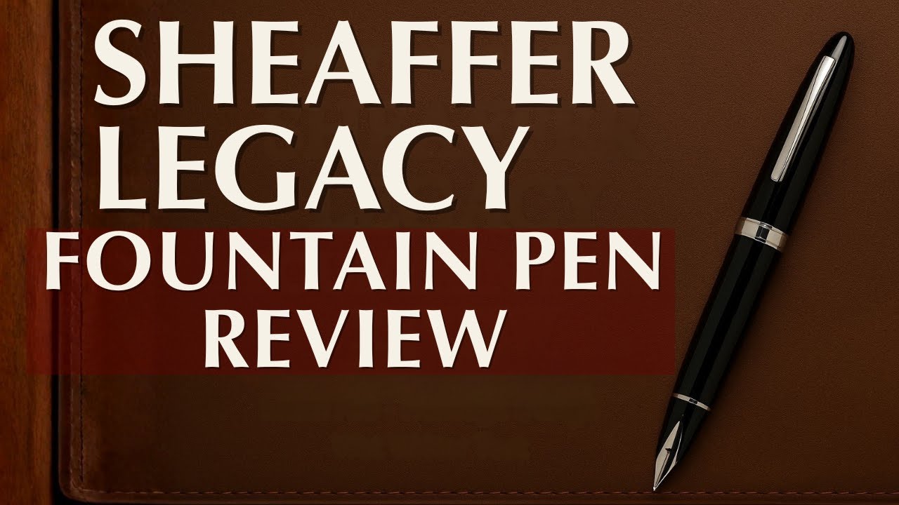 Обзор новой перьевой ручки Sheaffer Legacy 2025 года | Тестирование встраиваемого пера и характер...