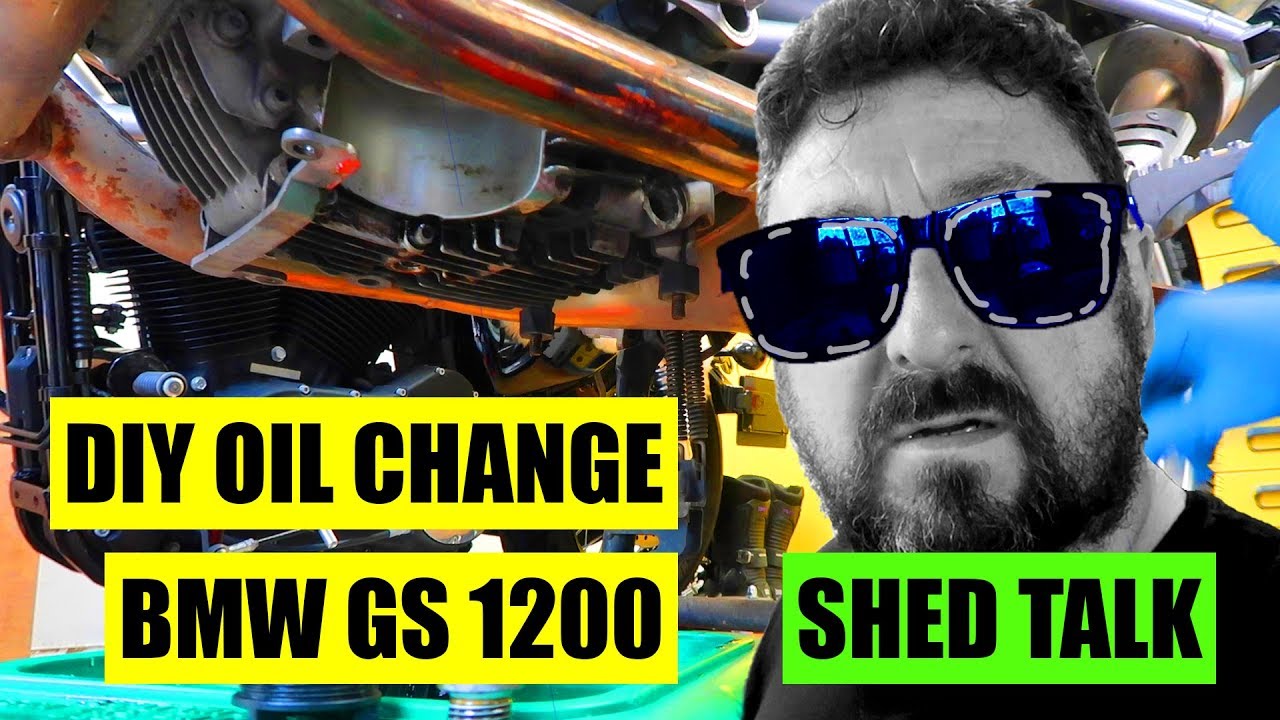 DIY Oil Change on my BMW R1200GS - anyone can do it