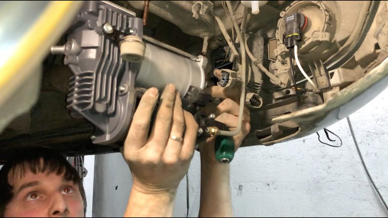Mercedes-Benz W221, замена компрессора и блока клапанов. Приводим пневму в порядок.
