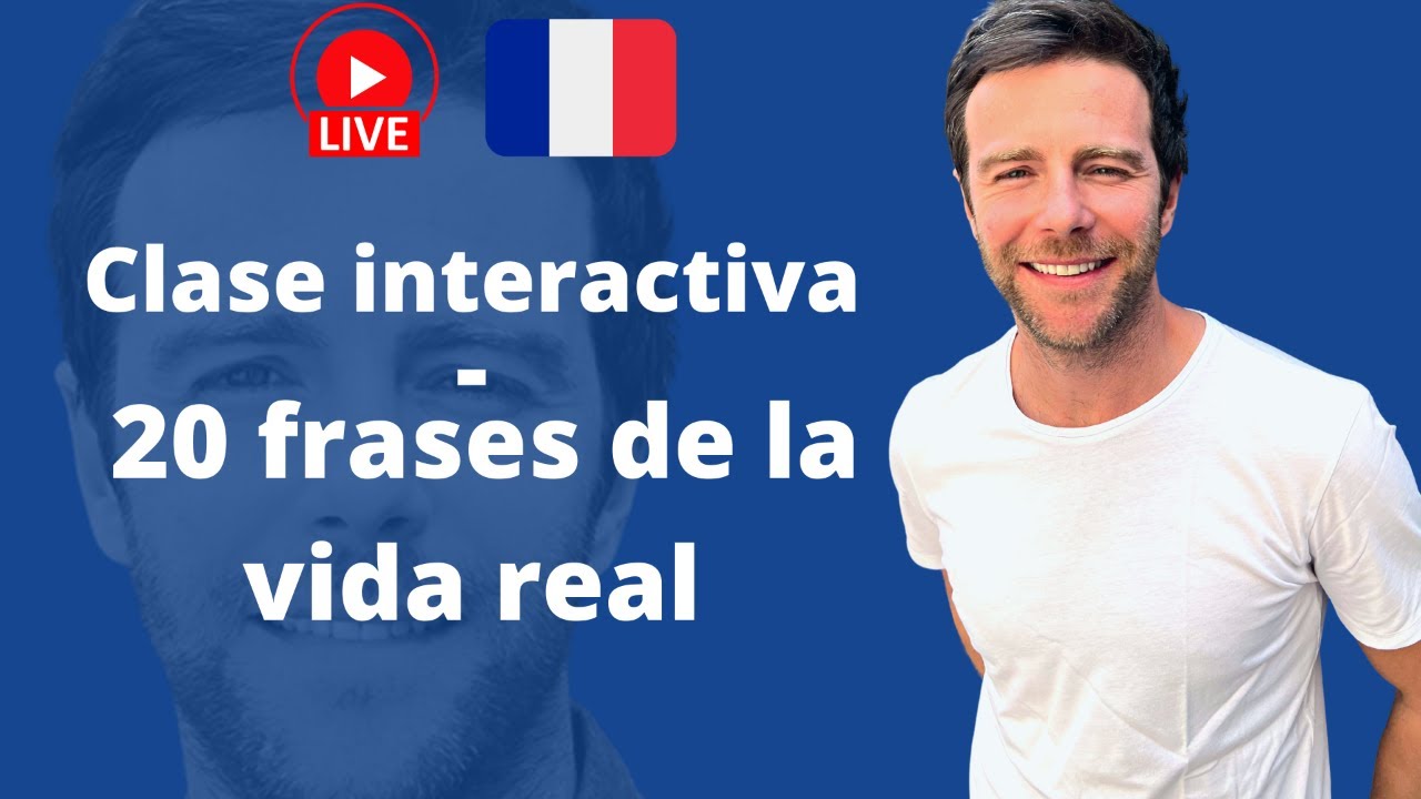 Clase en vivo - 20 frases comunes en francés para uso diario