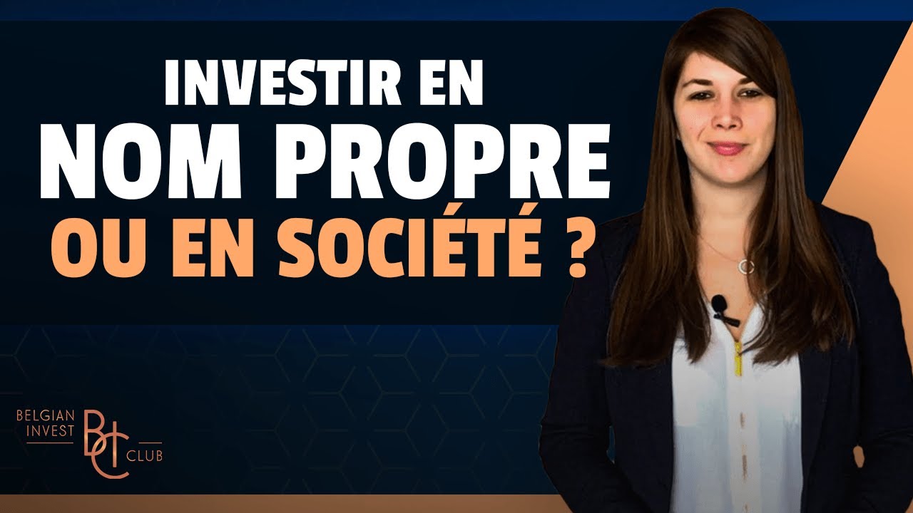 Investir dans l'immobilier en nom propre ou en soci&eacute;t&eacute; ?