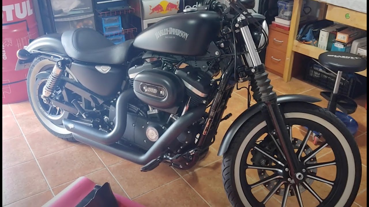Montaje de la quilla o alerón delantero Harley Davidson Sportster Iron XL 883 N del 2016 en adelante
