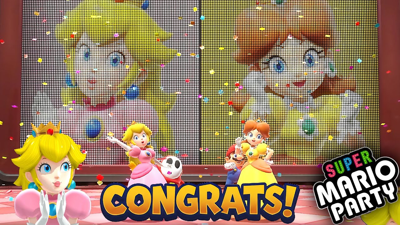 Super Mario Party Sound Stage Tie Peach and Daisy Hard Mode