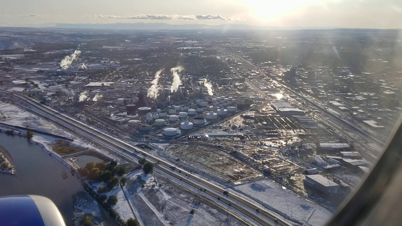 Landing in Billings Mt in Oct