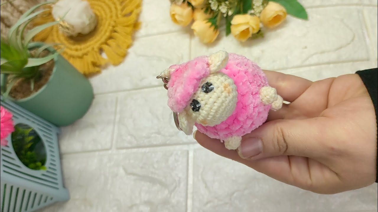 خروف العيد كروشية الجزء الاول #colors_ألوان #crochet #amigurumi