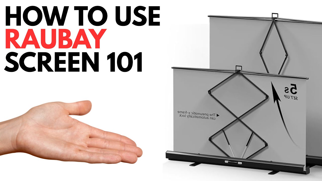 How To Use RAUBAY 78.7 x 82.7in White Green Screen Backdrop
