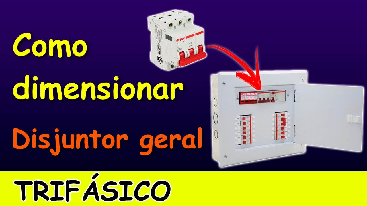 COMO DIMENSIONAR DISJUNTOR GERAL TRIFASICO (Descubra!!!)