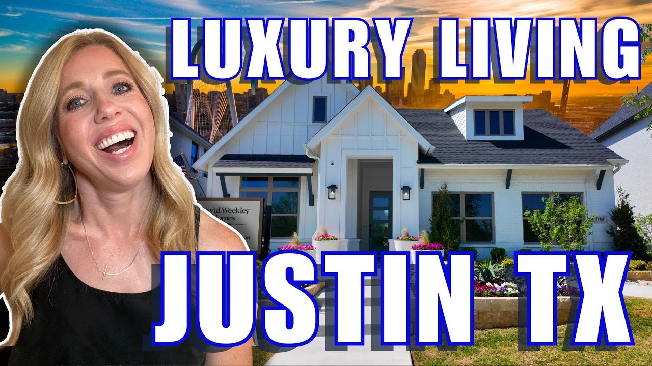$465K New Construction Near Dallas? This Justin TX Community is INCREDIBLE! David Weekley Homes