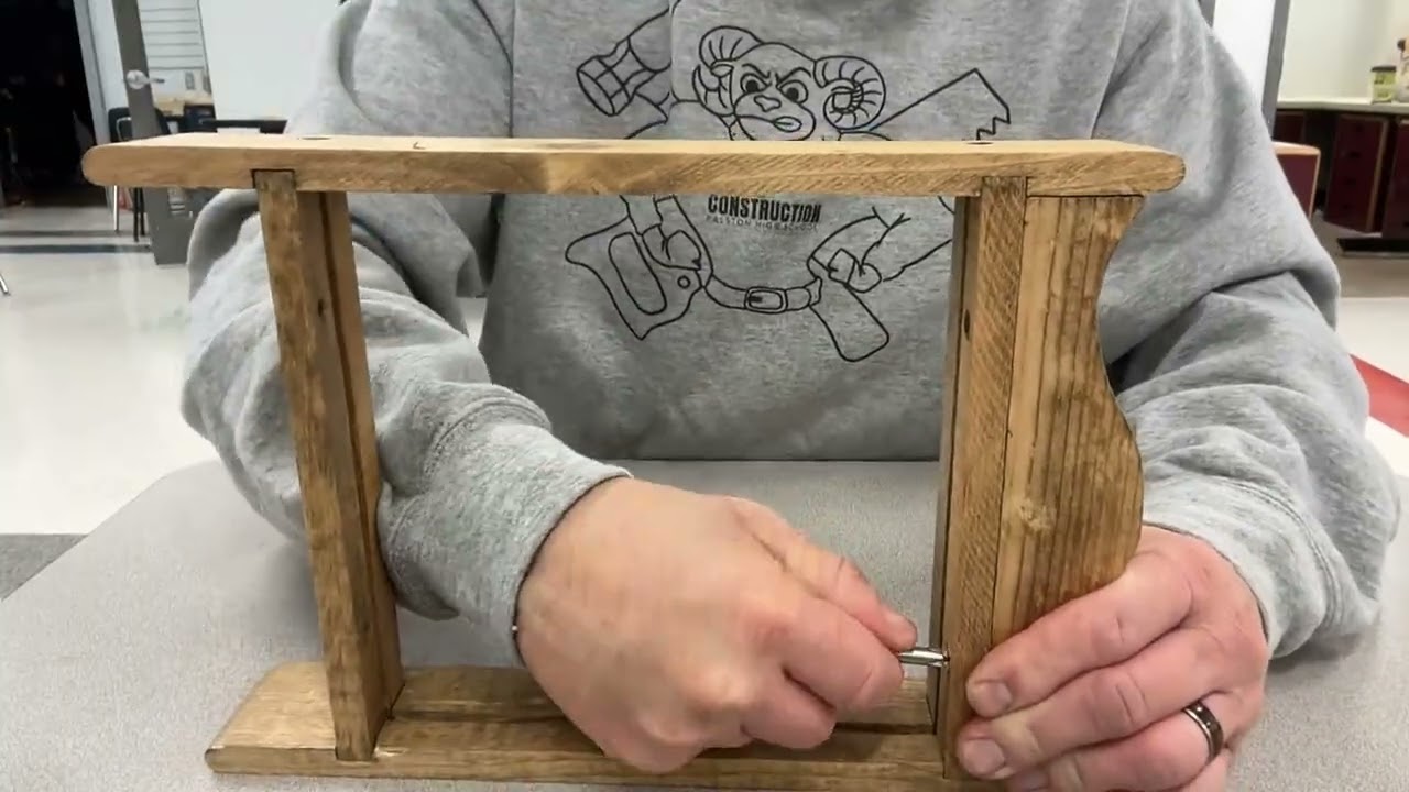 Wooden Clock Assembly