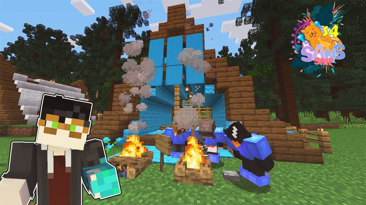 HARI PERTAMAKU DAN TEMAN KEMAHKU di TOUR SEKOLAH SANS SMP!! #53【SANS SMP S4】