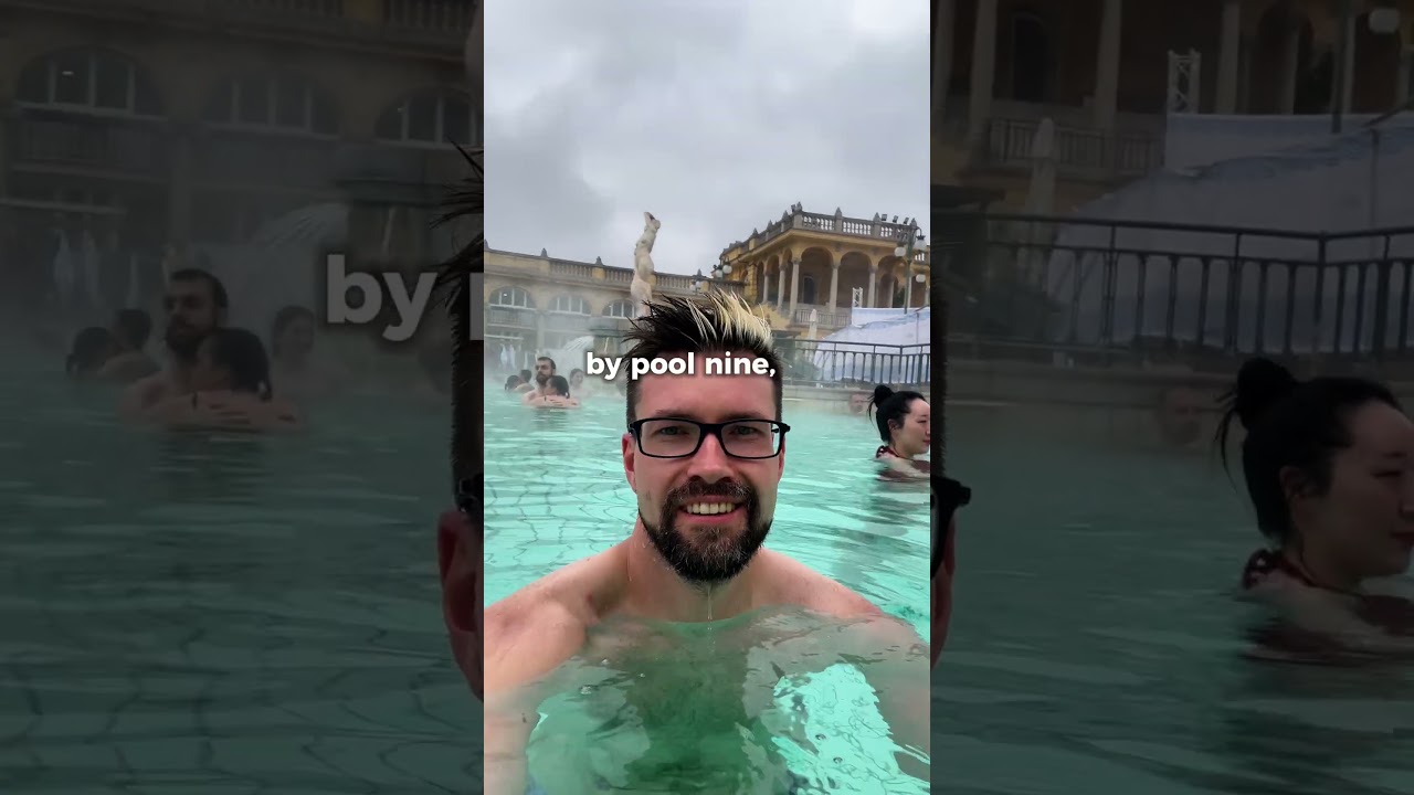we tried every pool at Szechenyi Baths in #Budapest &mdash; it got out of hand 😅