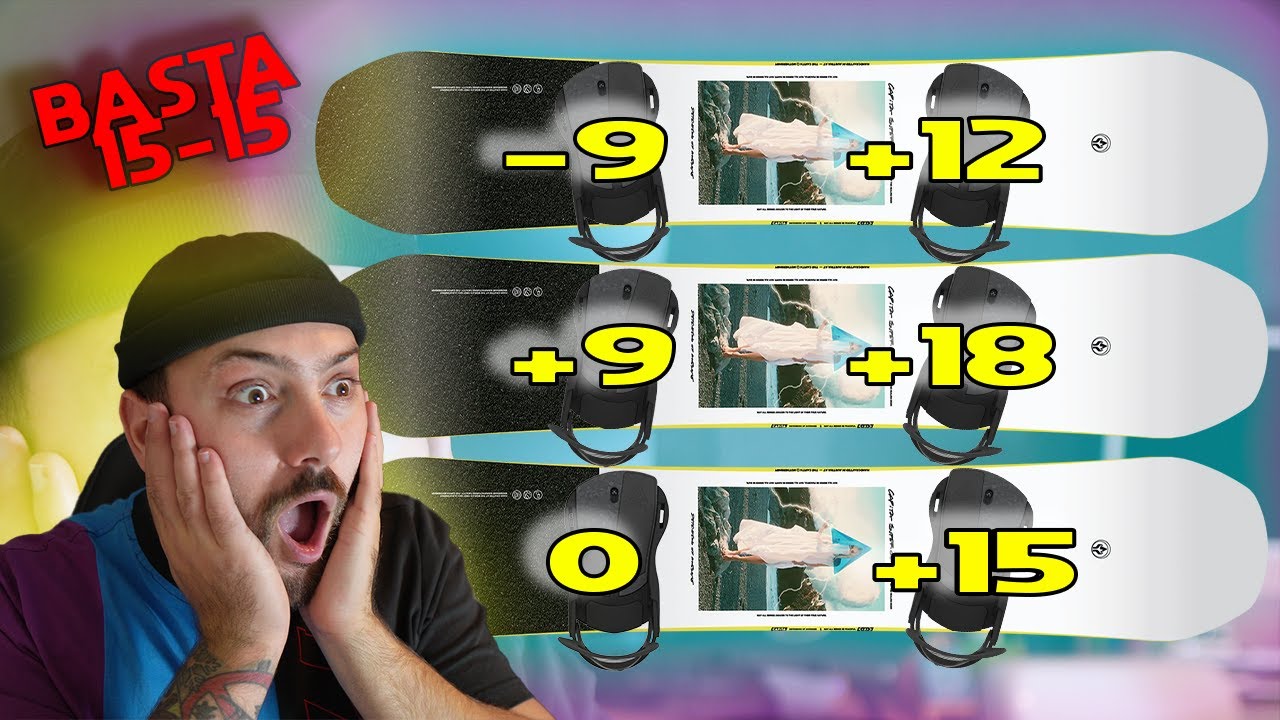 GUIDA All'inclinazione PERFETTA Degli ATTACCHI: Smettila di usare 15-15! 🤬| Tutorial Snowboard
