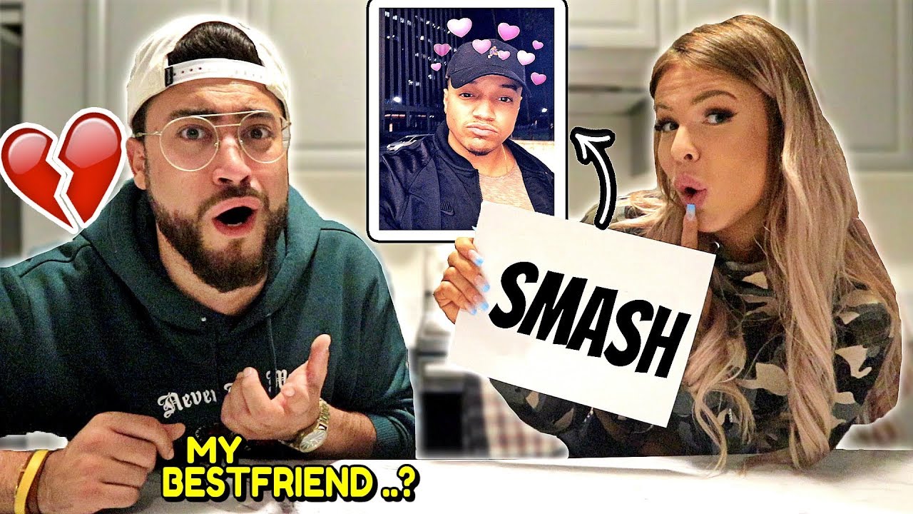 SMASH OR PASS YouTubers & Celebrities Edition With My CRUSH !! *SHE KICKED ME OUT* ft. Hunnibee